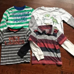Boys 3T Long Sleeve Shirt Bundle